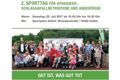 2. Sporttag für Aphasiker-, Schlaganfallbetroffene und Angehörige
