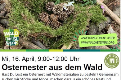 Osternester aus dem Wald