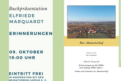 Buchpräsentation "Der Abstetterhof", Erinnerungen von Elfriede Marquardt