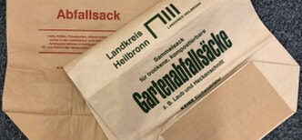 Verkauf der Rest- und Gartenabfallsäcke ab 2026