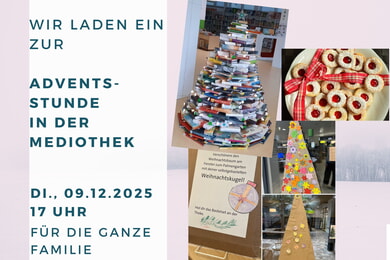 Adventsstunde in der Mediothek
