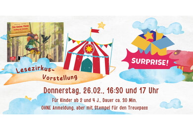 Lesezirkus f&uuml;r Gro&szlig;e und Kleine