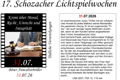 17. Schozacher Lichtspielwochen