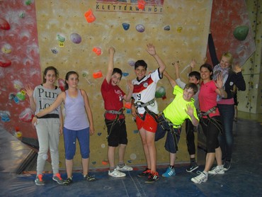 JSMP- Abschlusstage Kletterhalle 2015