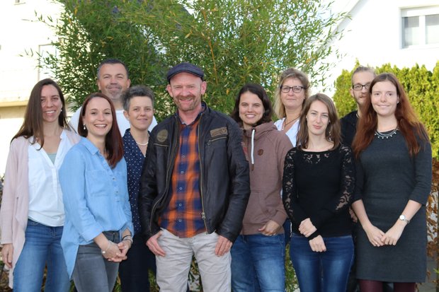 Das Team des Kinder- und Jugendreferates Ende 2018