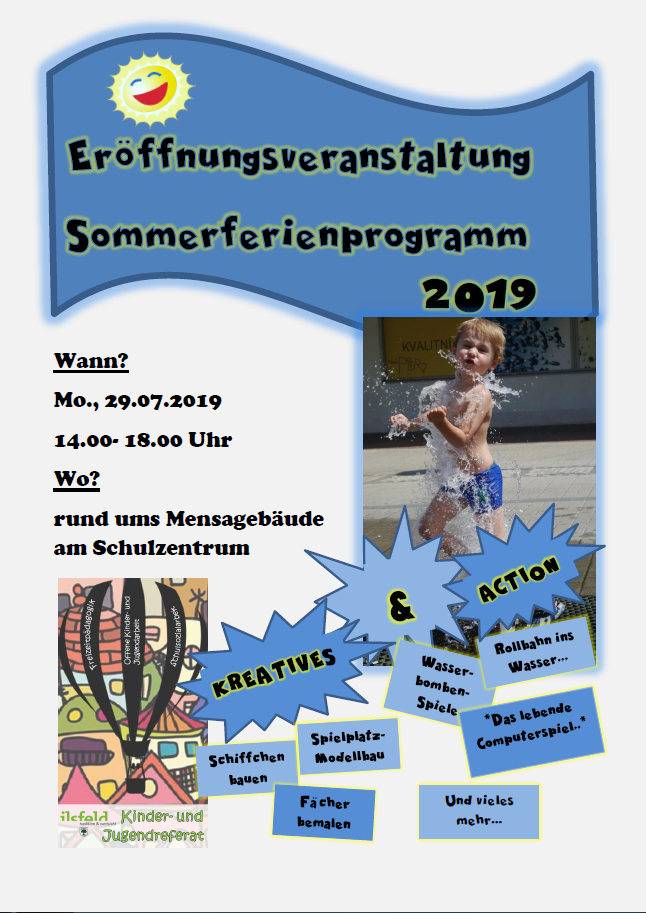 Eröffnung Sommerferienprogramm 2019