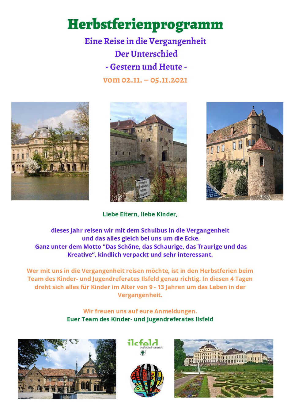 Flyer Herbstferienprogramm