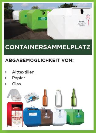 Abfallwirtschaft 2026 Containersammelplatz