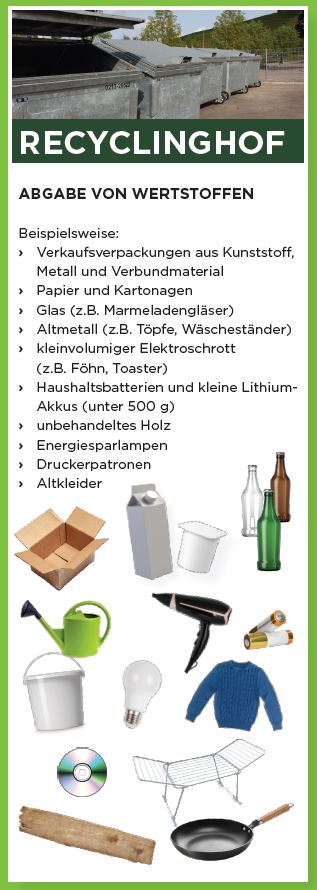 Abfallwirtschaft 2026 Recyclinghof